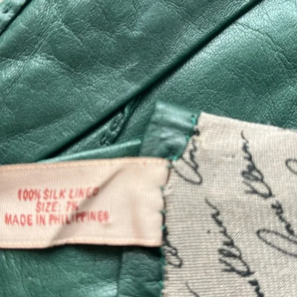 Anne Klein Vintage 90s Leather Gloves - Picture 4 of 9